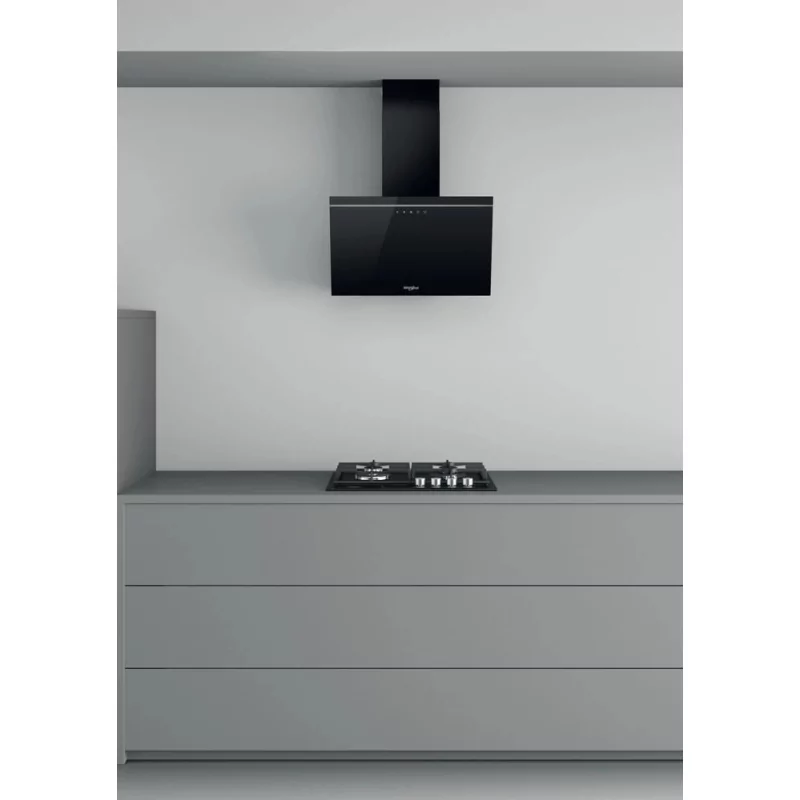 Kontrolsat - Exaustor Chaminé Whirlpool Vidro Preto - AKR 62F LT K