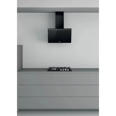 Kontrolsat - Exaustor Chaminé Whirlpool Vidro Preto - AKR 62F LT K