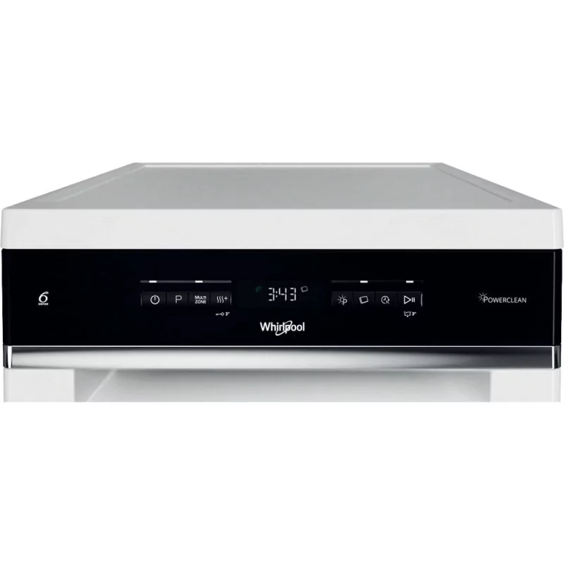 Kontrolsat - Whirlpool WH6FB10BS7A0W Dishwasher - 10 Place Settings - Slimline 45 cm - White
