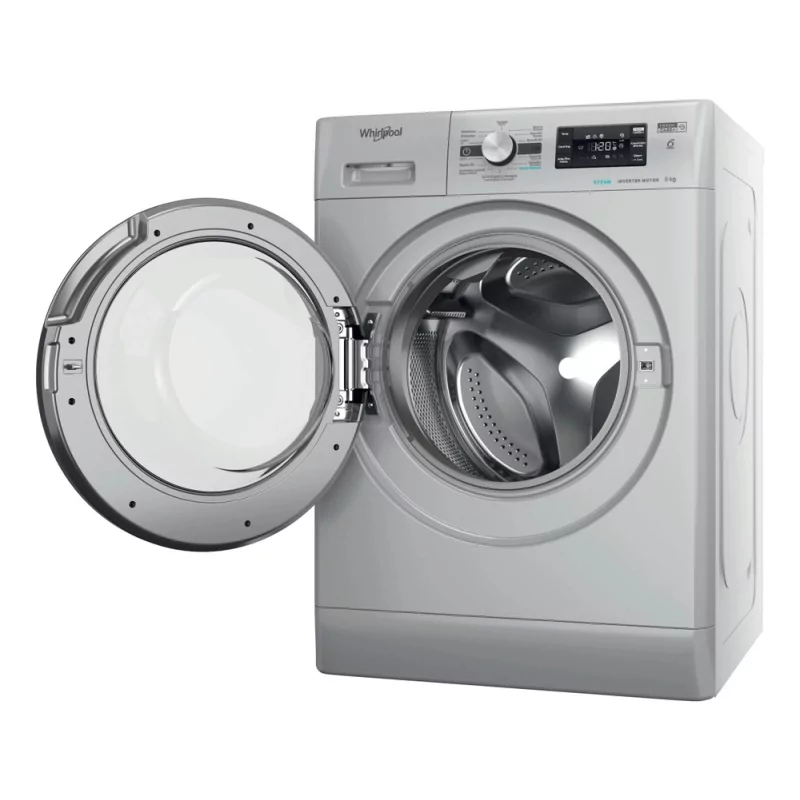Kontrolsat - Maquina Lavar Roupa Whirlpool 9Kg - Prateada - Classe A - FFB 9489 SBV SPT