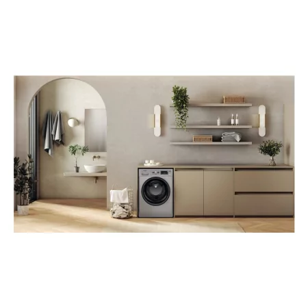 Kontrolsat - Whirlpool 9kg Washing Machine - Silver - Class A - FFB 9489 SBV SPT Kontrolsat - Whirlpool 9kg Washing Machine - Silver - Class A - FFB 9489 SBV SPT