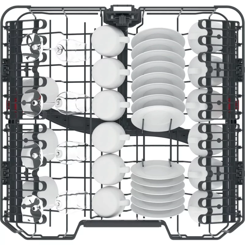 Kontrolsat - Máquina de Lavar Loiça Semi-Encastre Whirlpool - (14 Talheres - 60cm - 6º Sentido) - W Collection - WBC 3C26 X