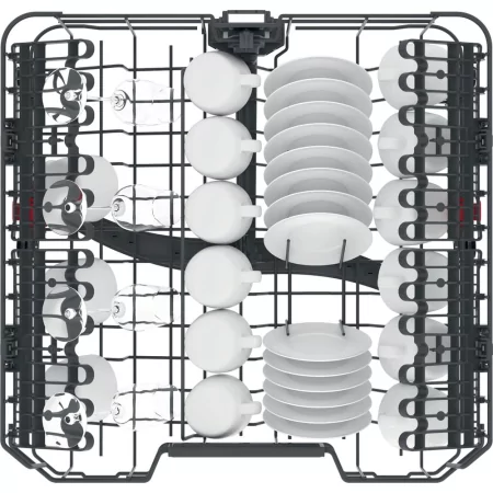Kontrolsat - Whirlpool Semi-Built-in Dishwasher - (14 Place Settings - 60cm - 6th Sense) - W Collection - WBC 3C26 X