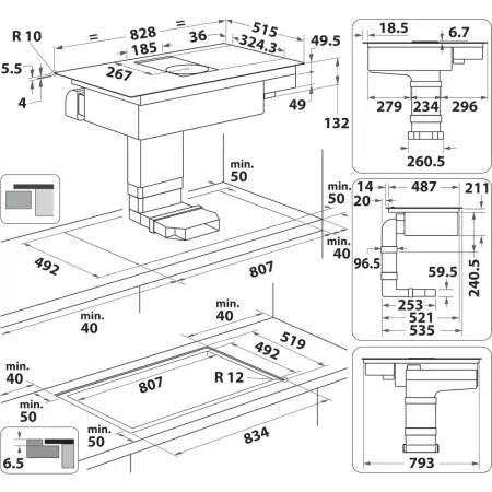 Kontrolsat - Whirlpool WVH 92 KF KIT/1 Ceramic Hob - 4 Zones, Touch Control