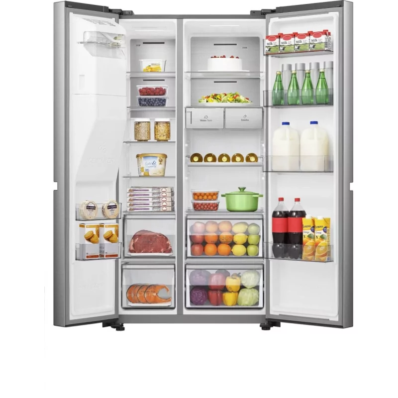Kontrolsat - Hisense RS818N4TI American Fridge Freezer (632L - Class C - Stainless)