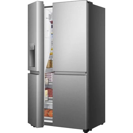 Kontrolsat - Hisense RS818N4TI American Fridge Freezer (632L - Class C - Stainless) Kontrolsat - Hisense RS818N4TI American Fridge Freezer (632L - Class C - Stainless)