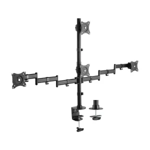 Kontrolsat - AISENS Desk Mount TV Stand for 4 Monitors - DT27TSR-379