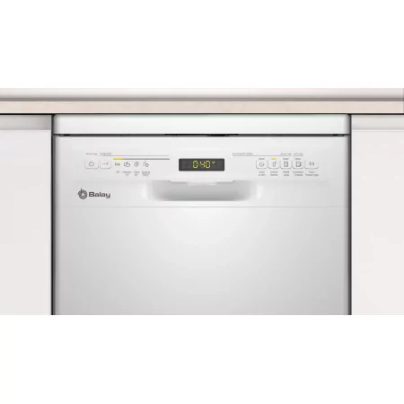 Kontrolsat - Balay Dishwasher for 10 Place Settings - Compact 45cm - White - 3VN4030BA