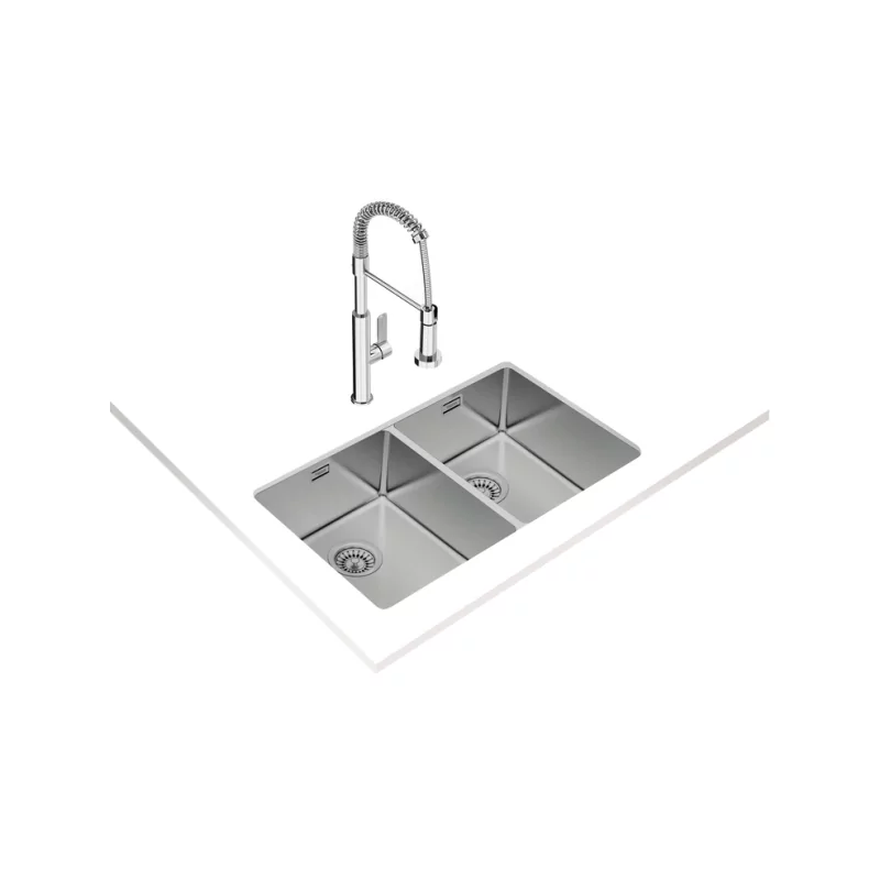 Kontrolsat - Teka Be Linea RS15 2C 740 Stainless Steel 2-Bowl Sink