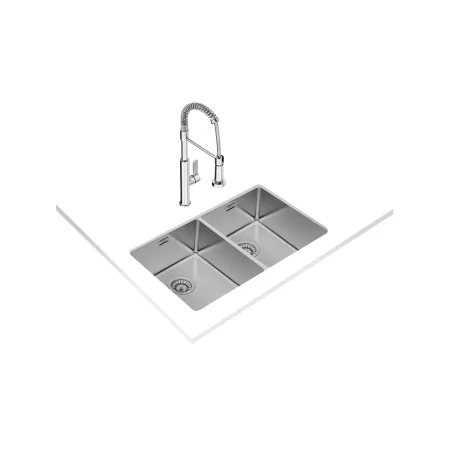 Kontrolsat - Teka Be Linea RS15 2C 740 Stainless Steel 2-Bowl Sink
