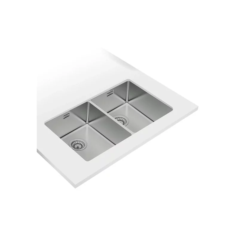 Kontrolsat - Teka Be Linea RS15 2C 740 Stainless Steel 2-Bowl Sink