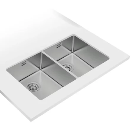 Kontrolsat - Teka Be Linea RS15 2C 740 Stainless Steel 2-Bowl Sink