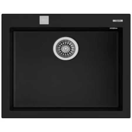 Kontrolsat - TEKA Forsquare 50.40 Tg Kitchen Sink - Built-in with Tap, Black