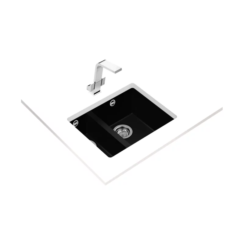 Kontrolsat - Teka Dishwasher Sink Square 2c 560 Tg Black - Built-in, Black