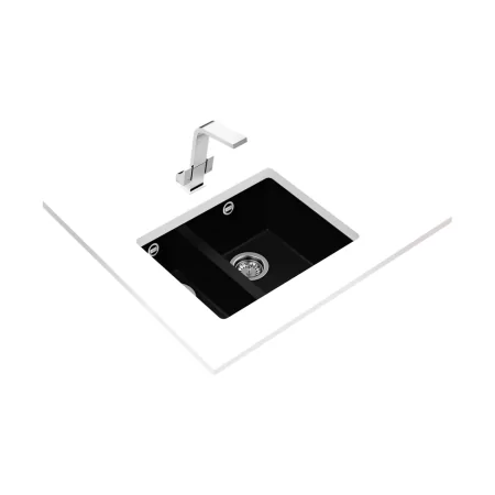 Kontrolsat - Teka Dishwasher Sink Square 2c 560 Tg Black - Built-in, Black
