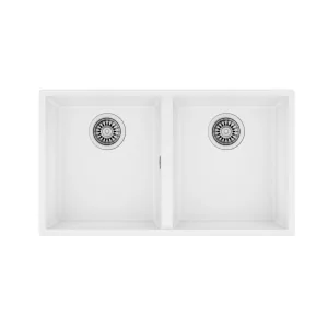Kontrolsat - Teka Sink Square 2c 760 Tg Artic White Tegranite+