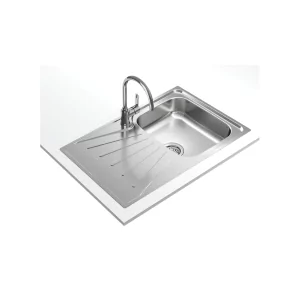 Kontrolsat - Pia Teka Starbright 45 E-xp - Aço Inox 1 Cava Reversível, Inox