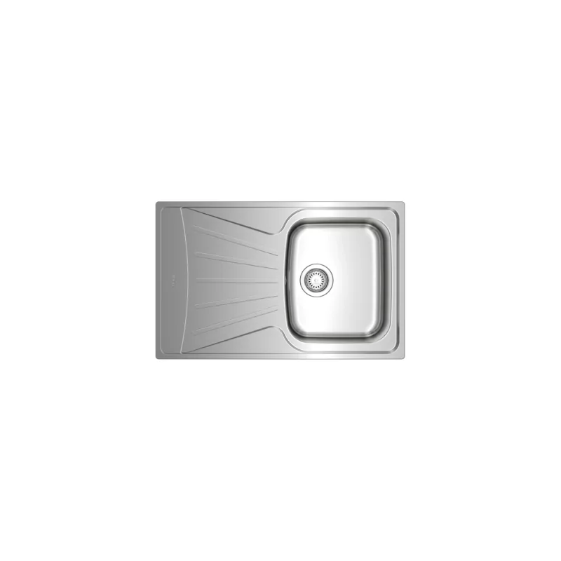 Kontrolsat - Pia Teka Starbright 45 E-xp - Aço Inox 1 Cava Reversível, Inox