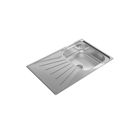 Kontrolsat - Pia Teka Starbright 45 E-xp - Aço Inox 1 Cava Reversível, Inox