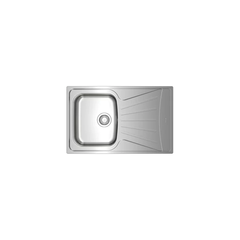 Kontrolsat - Teka Starbright 45 E-xp Sink - Stainless Steel 1 Bowl Reversible, Inox