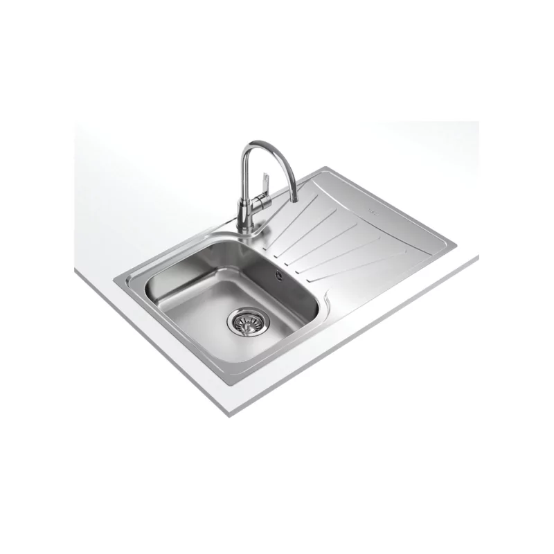 Kontrolsat - Pia Teka Starbright 45 E-xp - Aço Inox 1 Cava Reversível, Inox