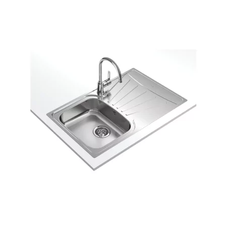Kontrolsat - Teka Starbright 45 E-xp Sink - Stainless Steel 1 Bowl Reversible, Inox