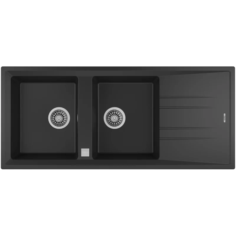 Kontrolsat - Teka Stone 80 B-tg 2c 1e Black Carbon Kitchen Sink