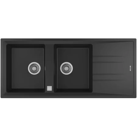 Kontrolsat - Teka Stone 80 B-tg 2c 1e Black Carbon Kitchen Sink
