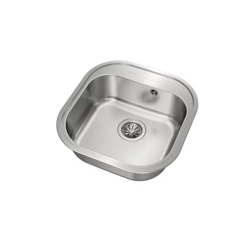 Kontrolsat - Teka Stylo 1C Pia de Cozinha Inox Quadrada 48.5x16.5cm