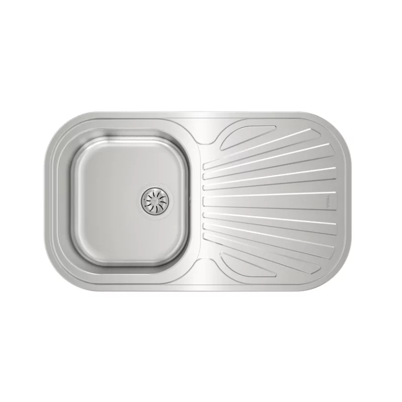Kontrolsat - Teka Stylo 1c.1e Rev Stainless Steel Top-Mount Rectangular Sink