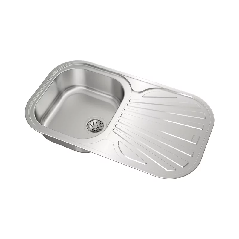 Kontrolsat - Teka Stylo 1c.1e Rev Stainless Steel Top-Mount Rectangular Sink