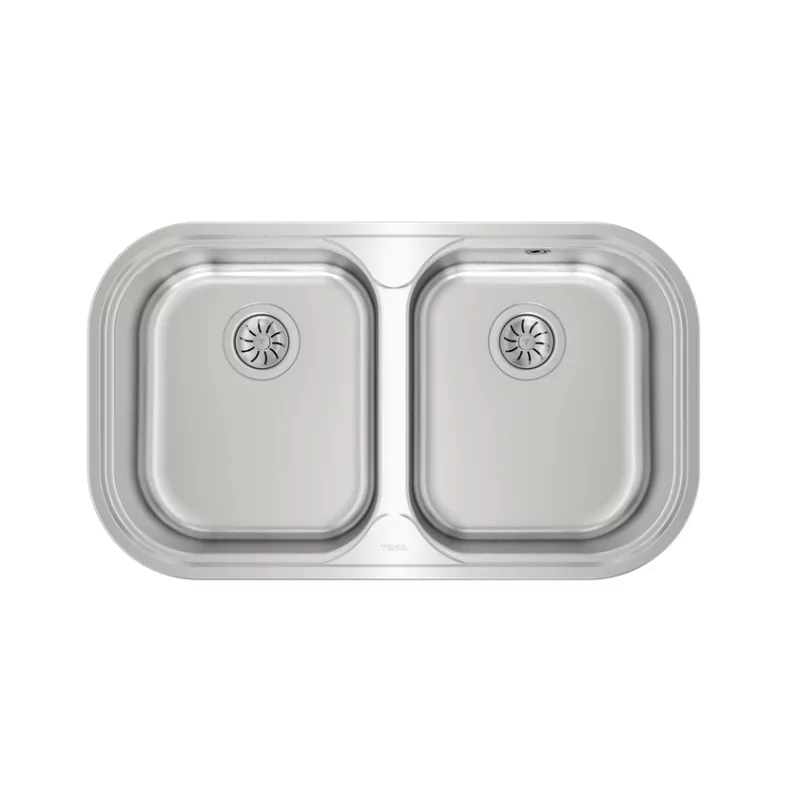 Kontrolsat - Teka Stylo 2c Kitchen Sink - 2 Bowls, Stainless Steel