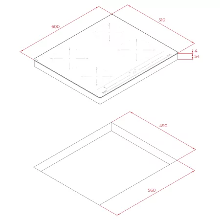 Kontrolsat - Teka IBC 64010 BK MSS Induction Hob 4 Zones 60cm