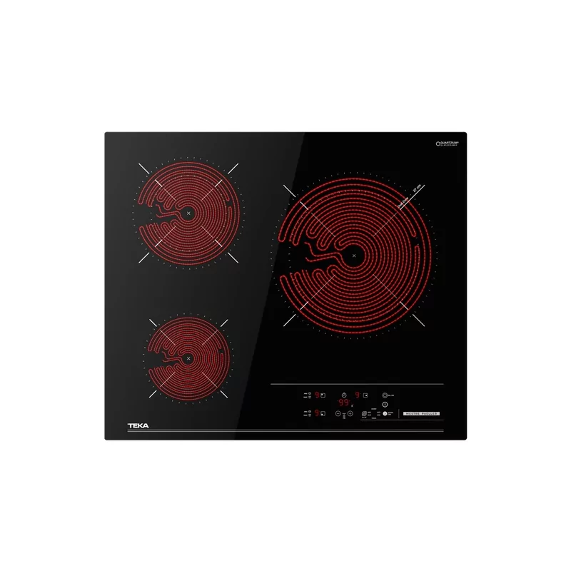 Kontrolsat - Teka Universal Power Supply Ceramic Hob 5300W - 3 Zones, Black (Ref: 112540012)