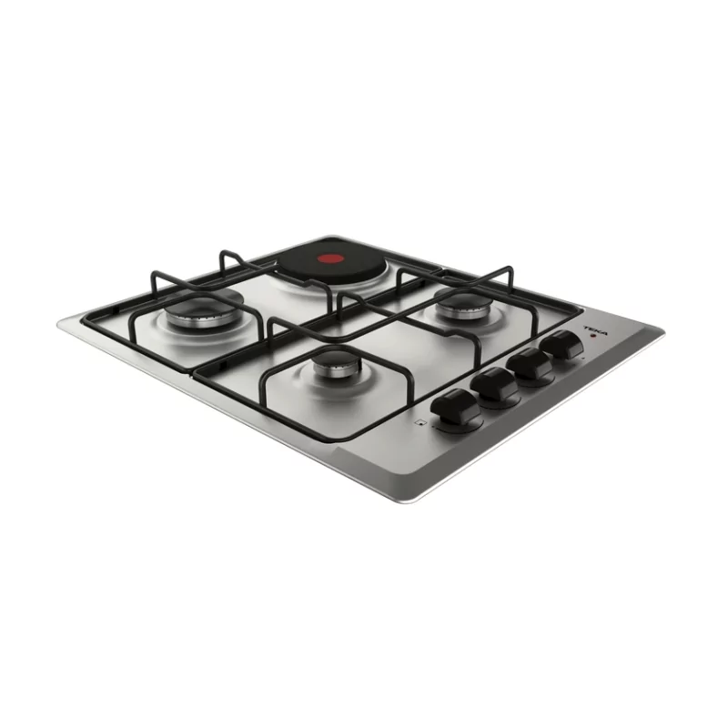 Kontrolsat - Teka HSE 64031 KLB Mixed Gas & Electric Stainless Steel Hob 60cm