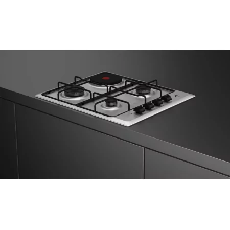 Kontrolsat - Teka HSE 64031 KLB Mixed Gas & Electric Stainless Steel Hob 60cm Kontrolsat - Teka HSE 64031 KLB Mixed Gas & Electric Stainless Steel Hob 60cm