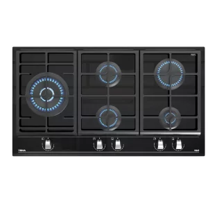 Kontrolsat - Teka GZC 95320 XBA BK Gas Hob 90cm 5 Zones Black Glass ExactFlame