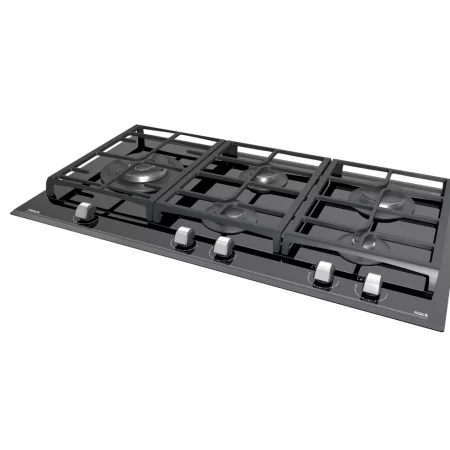 Kontrolsat - Teka GZC 95320 XBA BK Placa a Gás 90cm 5 Zonas Vidro Preto