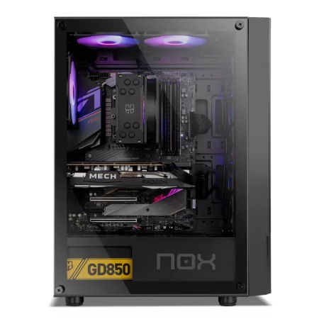 Kontrolsat - Caixa Gaming NoX Infinity Beta - Painel Vidro Temperado, Preto