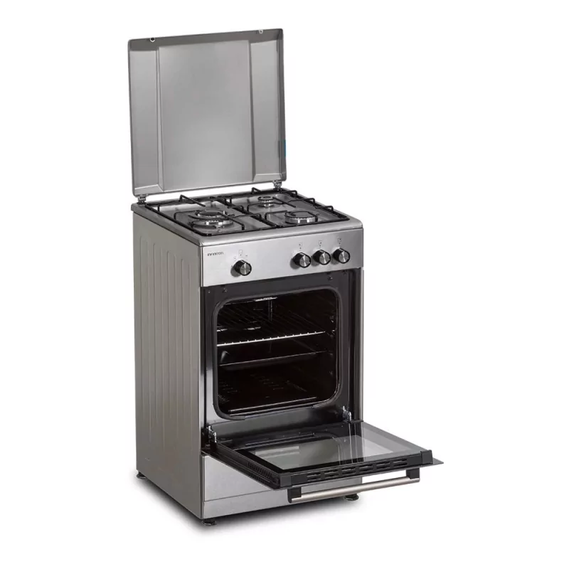 Kontrolsat - INFINTION CC57TAC Cooker (Electric - 4 Burners - Stainless Steel) Kontrolsat - INFINTION CC57TAC Cooker (Electric - 4 Burners - Stainless Steel)