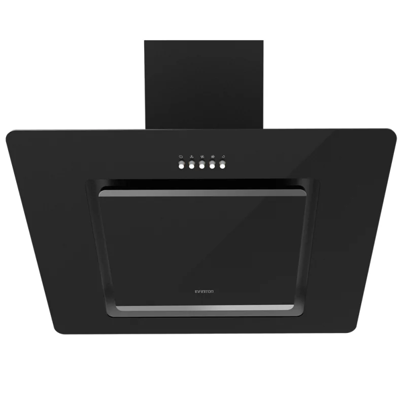 Kontrolsat - Exaustor de Parede CHAMINE SG60 - 400 m³/h, Preto