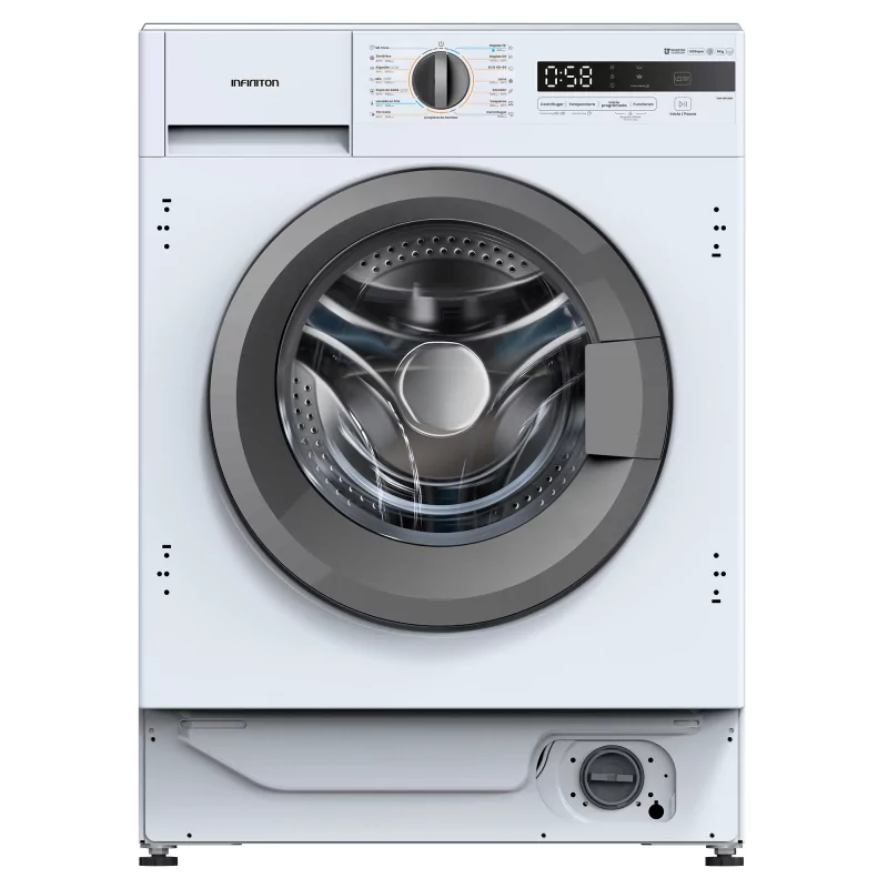 Kontrolsat - Infiniton Washing Machine WMB84ABN (8 kg - 1400 rpm - White) Kontrolsat - Infiniton Washing Machine WMB84ABN (8 kg - 1400 rpm - White)