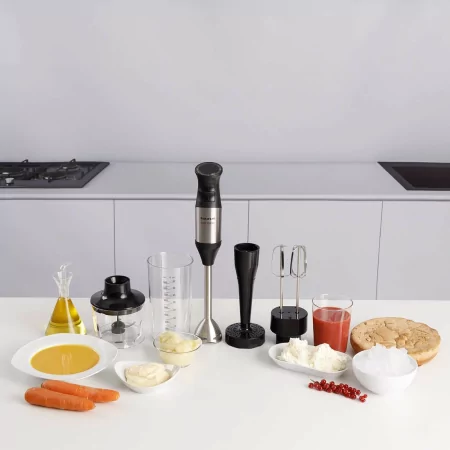 Kontrolsat - TAURUS BAPI 1200 Premium Fullset Hand Blender - 1200W Turbo, Black/Stainless Kontrolsat - TAURUS BAPI 1200 Premium Fullset Hand Blender - 1200W Turbo, Black/Stainless