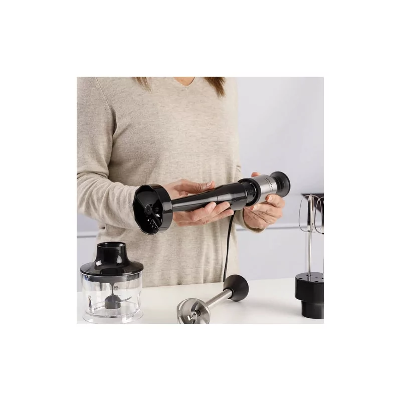 Kontrolsat - TAURUS BAPI 1200 Premium Fullset Hand Blender - 1200W Turbo, Black/Stainless