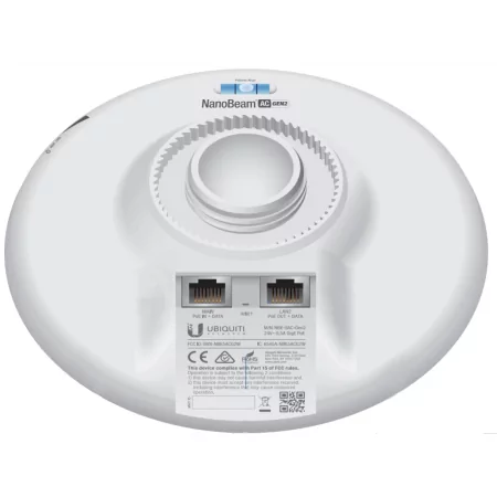 Kontrolsat - Ubiquiti Access Point airMAX NanoBeam AC Bridge - 5GHz 19dBi - NBE-5AC-GEN2