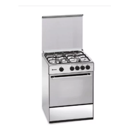 Kontrolsat - Meireles Gas Stove - 4 Burners - Stainless Steel - N 600 X Kontrolsat - Meireles Gas Stove - 4 Burners - Stainless Steel - N 600 X