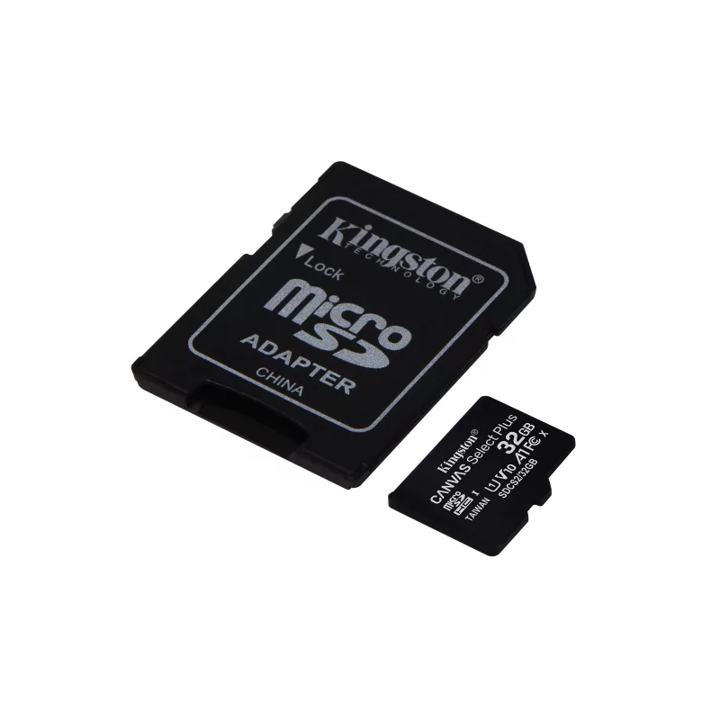 Kontrolsat - Cartão Micro SD Kingston Canvas Select Plus - 32GB - Classe 10