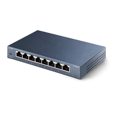 Kontrolsat - TPLink Network Switch - Gigabit - 8 Ports - TL-SG108