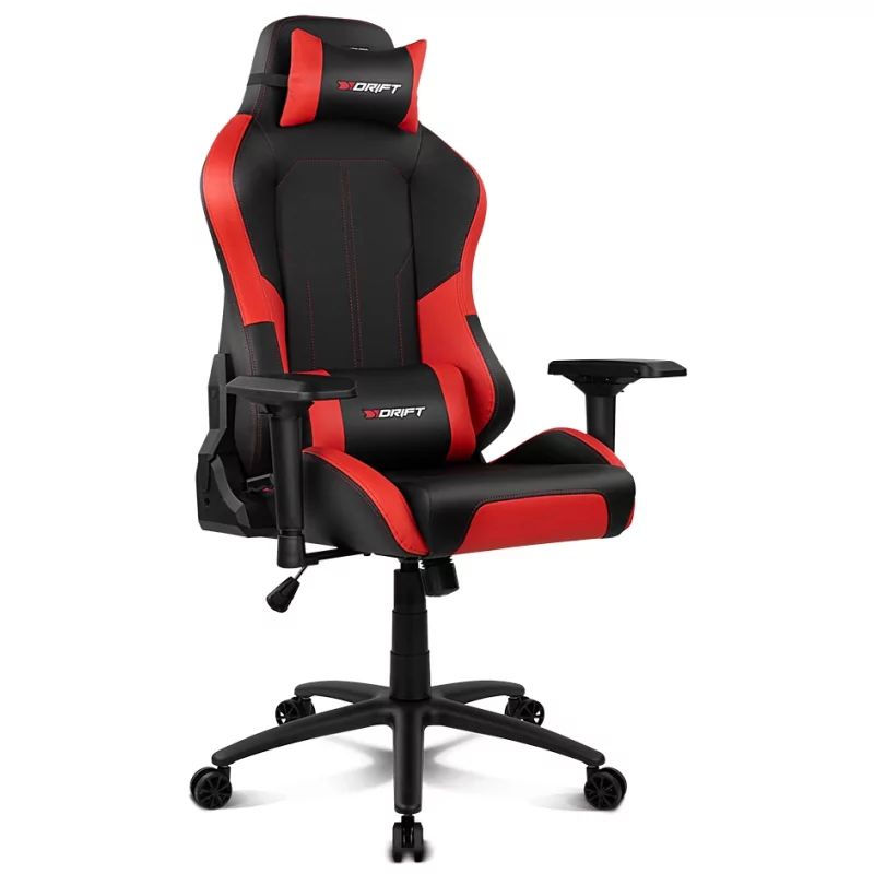 Kontrolsat - Cadeira Gaming Drift DR250 - Preta/Vermalha