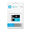 Pack 2 Pendrive HP 32GB USB 2.0 Black/Blue